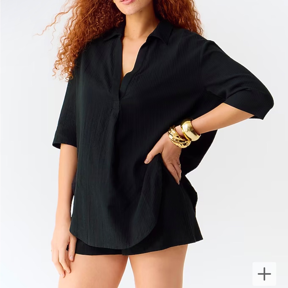 Jcrew Popover shirt in airy gauze